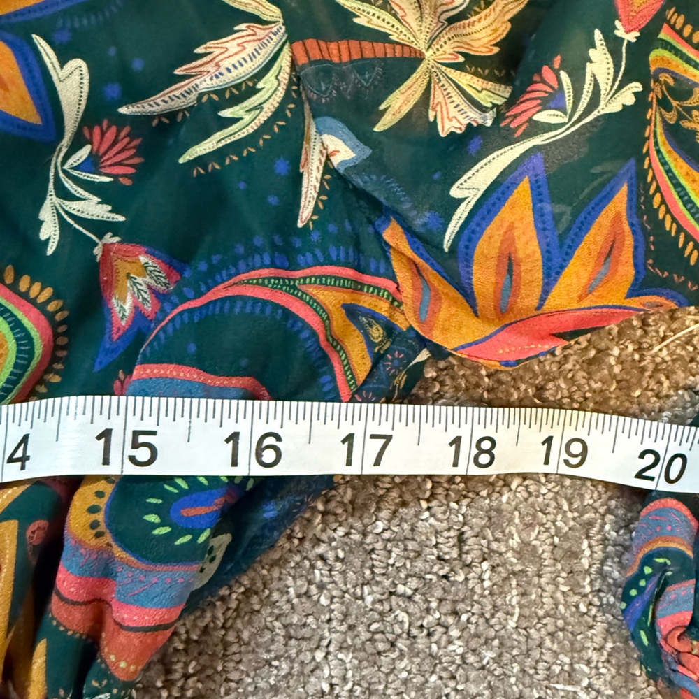 Boden Floral Cut-Out Long Sleeve Maxi Cottagecore Longline Size 6 - Picture 8 of 10